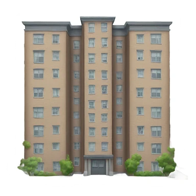 Apartment building sticker