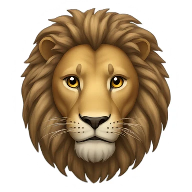 strong lion sticker