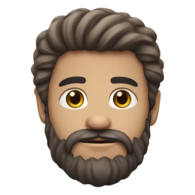 un chauve avec barbe maillto de foot sticker