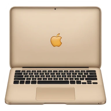 beige laptop sticker