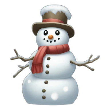 Snowman Statue Epic Mystery Legendary NewYear Pokemon Snowfall Snowballs sticker