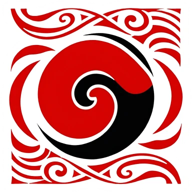 Maori flag sticker