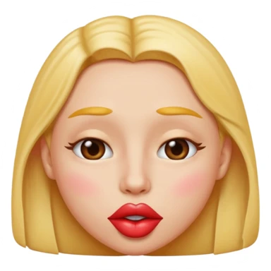 Kissing emoji  sticker