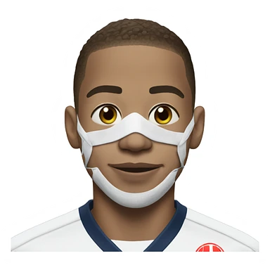 Mbappé with mask  sticker