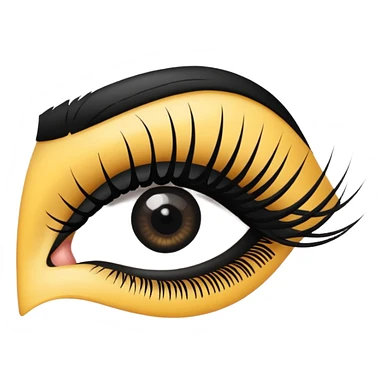 eye lashes mascara  sticker