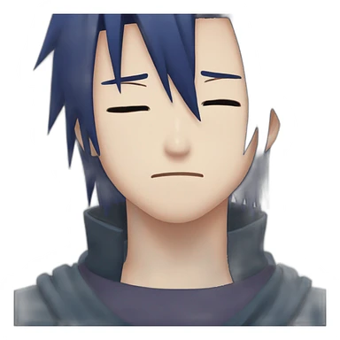 sasuke crying sticker
