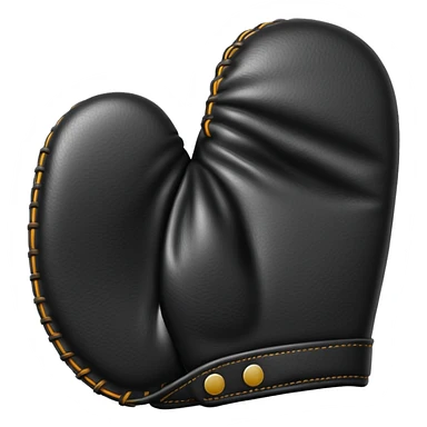 black mitt - no glove  sticker