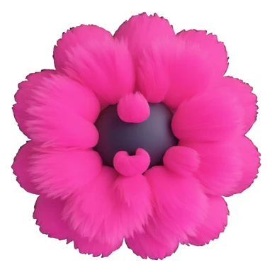 pink powderpuff sticker