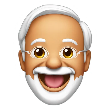 Modi ji with laughing  sticker