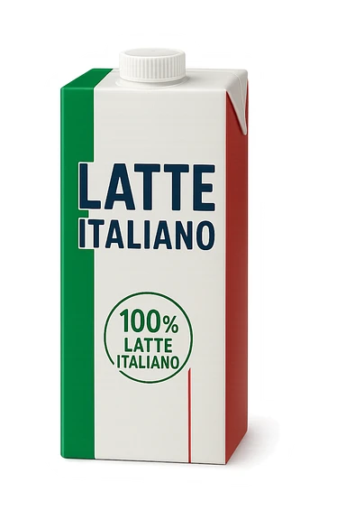 Brick di Latte italiano sticker