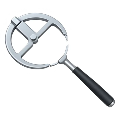 Circle cutter with a handle  sticker