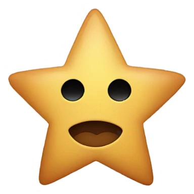 star with face sticker