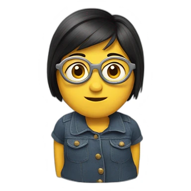 agnes minion sticker