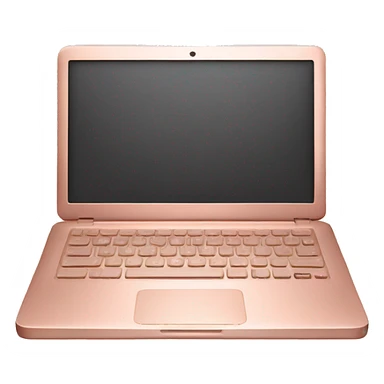 Rose gold laptop sticker