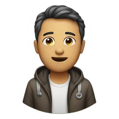 person saying "no" sticker