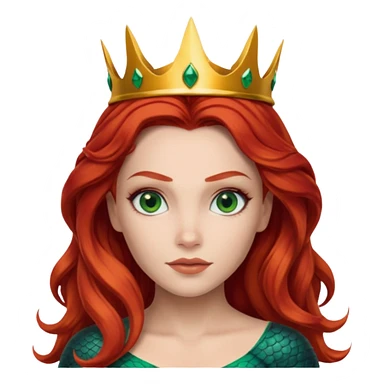 mera from aquaman with a small crown sticker