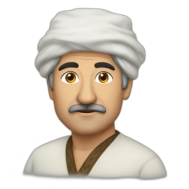 traditional Azerbaijan man sticker