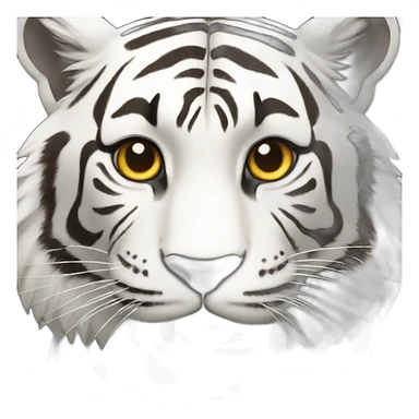 tigre blanco sticker