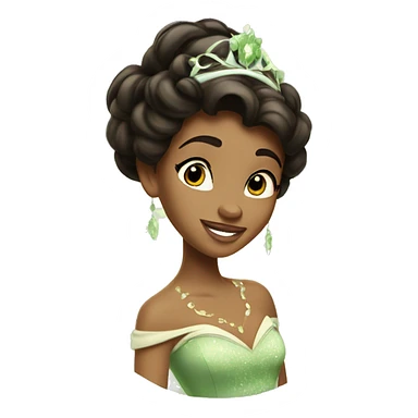 Tiana Disney princess sticker