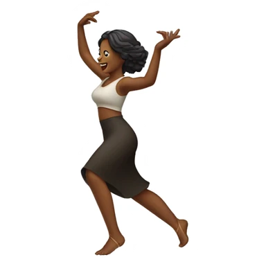A women dancing  sticker