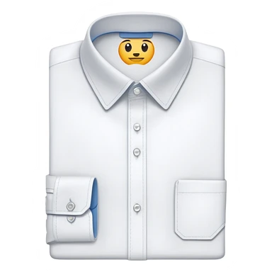 classic shirt collar sticker