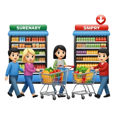 SUPER MARKET🛒 sticker