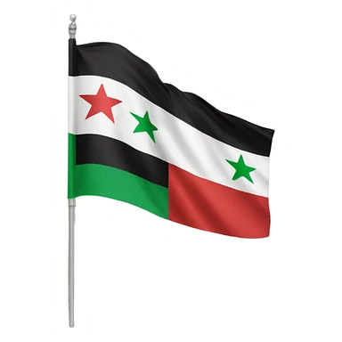 New Syrian flag sticker