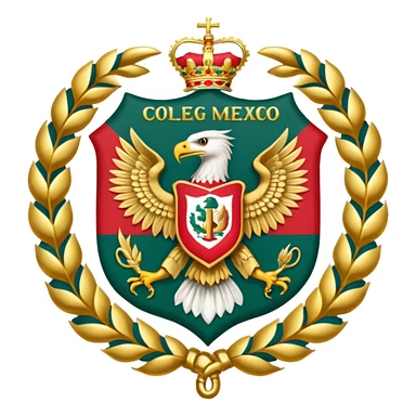 Escudo del heroico colegio militar de México sticker