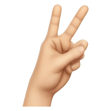 raised finger sticker