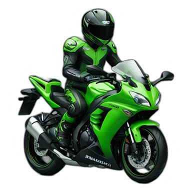 Kawasaki moto sticker