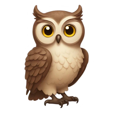 Lovely owl sticker