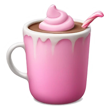 pink hot chocolate  sticker
