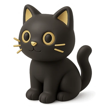 quirky cat sticker