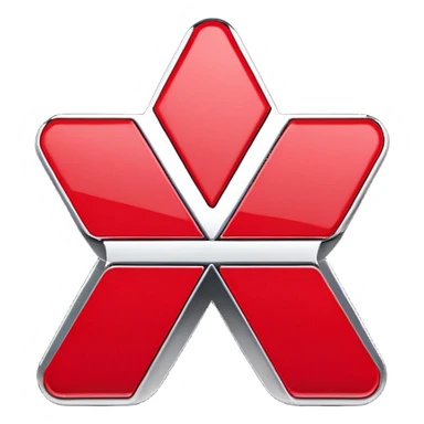 Mitsubishi brand sticker