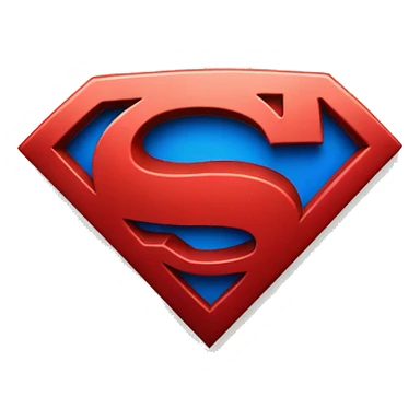 superman logo with the letter "L" & "M" sticker