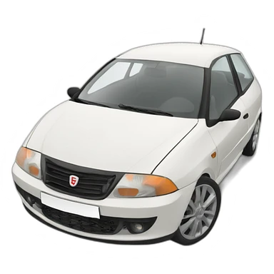 White Seat ibiza 2005 model sticker