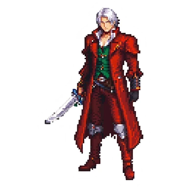 Dante Sparda from Devil May Cry sticker