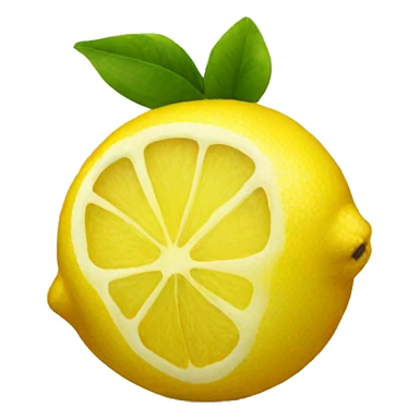lemon fire sticker