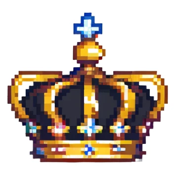 king's crown sticker