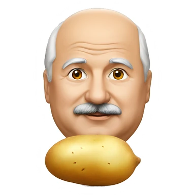 Lukashenko and potato sticker