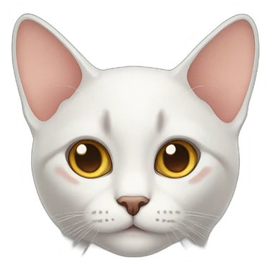 fold ears cat sticker