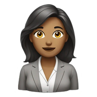 woman on work sticker