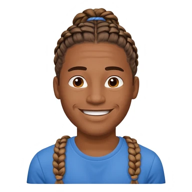 braids ios emoji male sticker