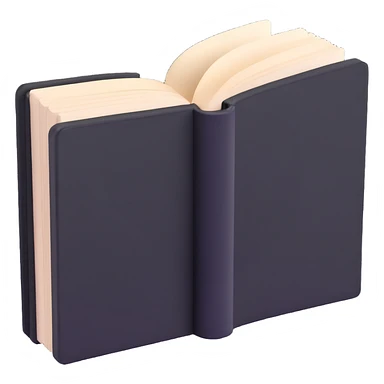 black book open sticker