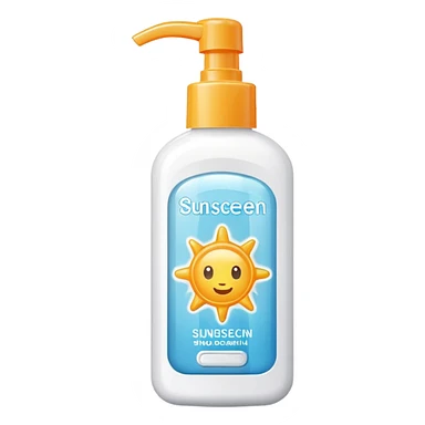 sunscreen without brand sticker
