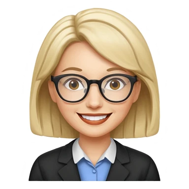 ahora el perfil de la misma profesora sticker