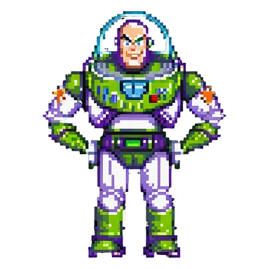 anti Buzz Lightyear, evil space ranger, dark version sticker