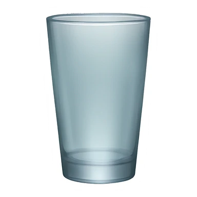 Empty glass sticker