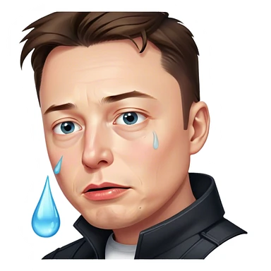 Elon musk are cry sticker