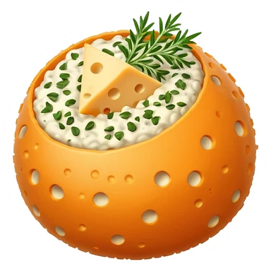 Cheese ball ￼ sticker